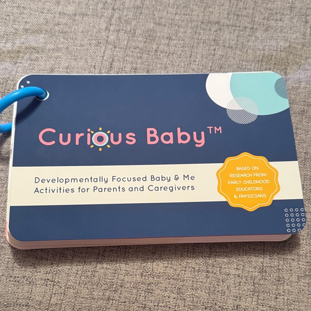 Developmental Activity Cards - Navy & Pink